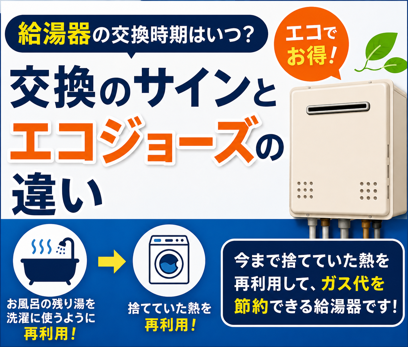 給湯器の交換時期はいつ？ | さいたま市で介護・水回りのリフォーム